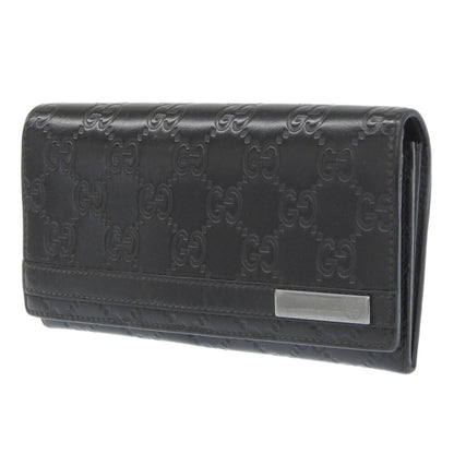 Gucci Black Leather Guccissima
