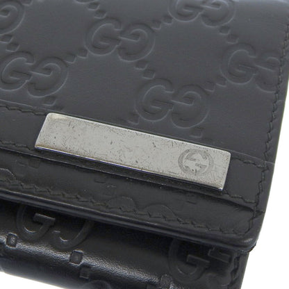 Gucci Black Leather Guccissima