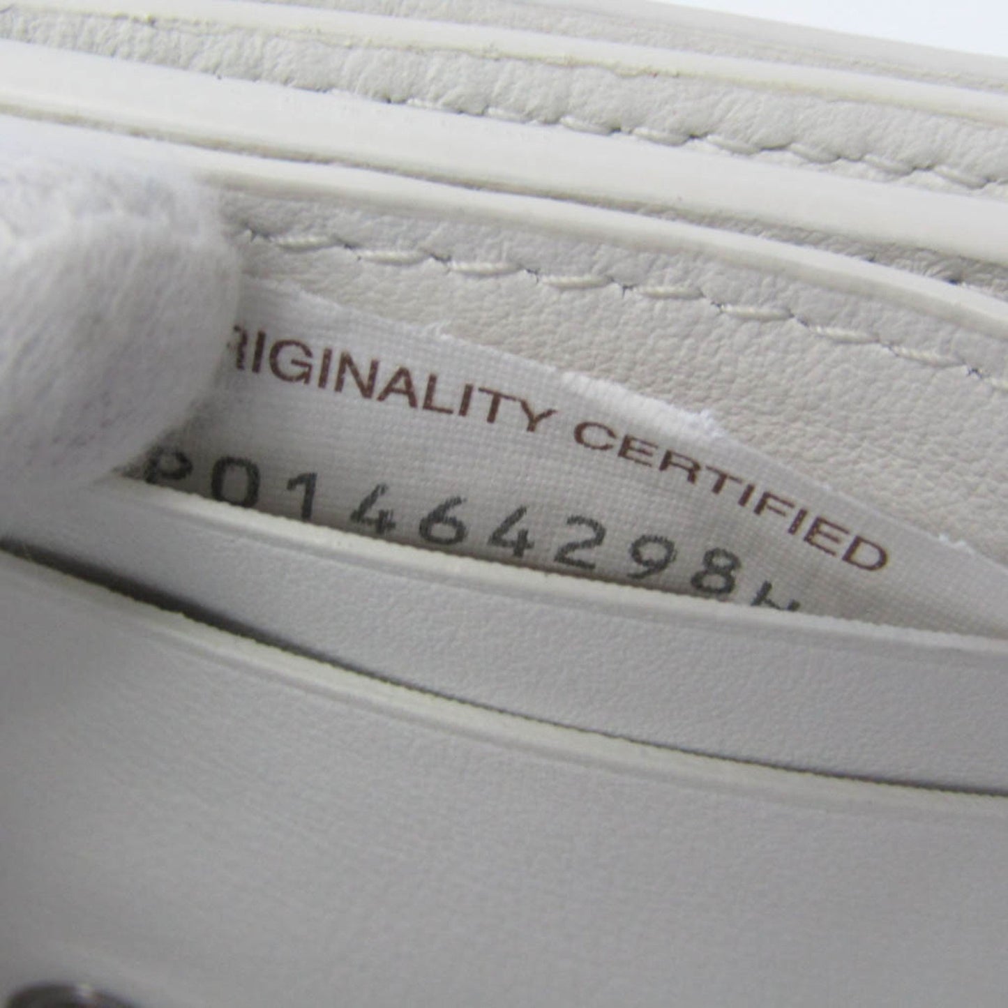 Bottega Veneta White Leather Intrecciato