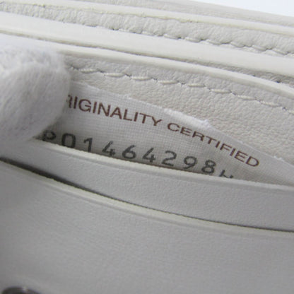 Bottega Veneta White Leather Intrecciato