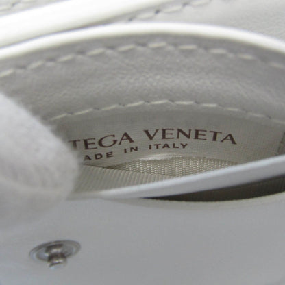 Bottega Veneta White Leather Intrecciato