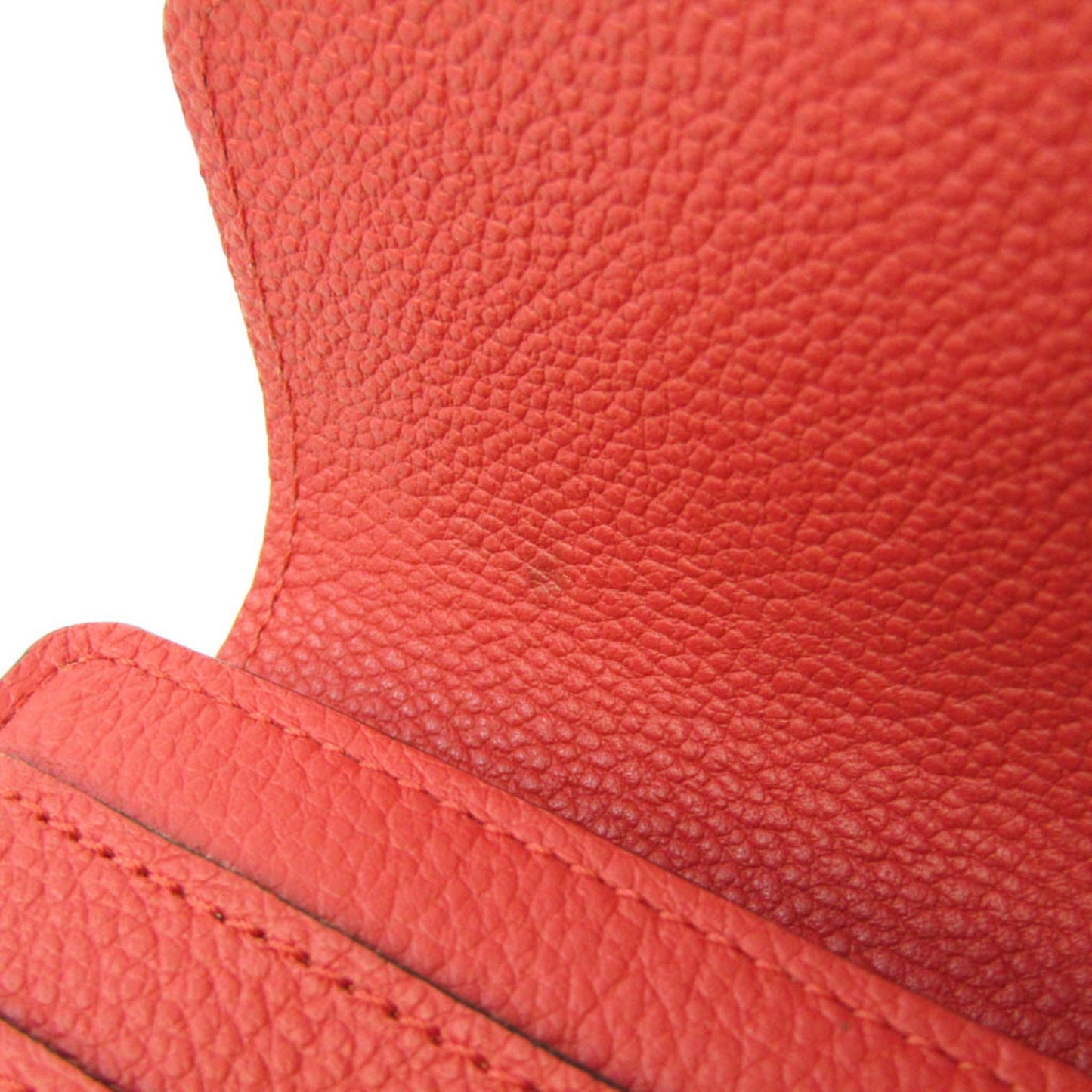 Louis Vuitton Red Leather Portefeuille Sarah