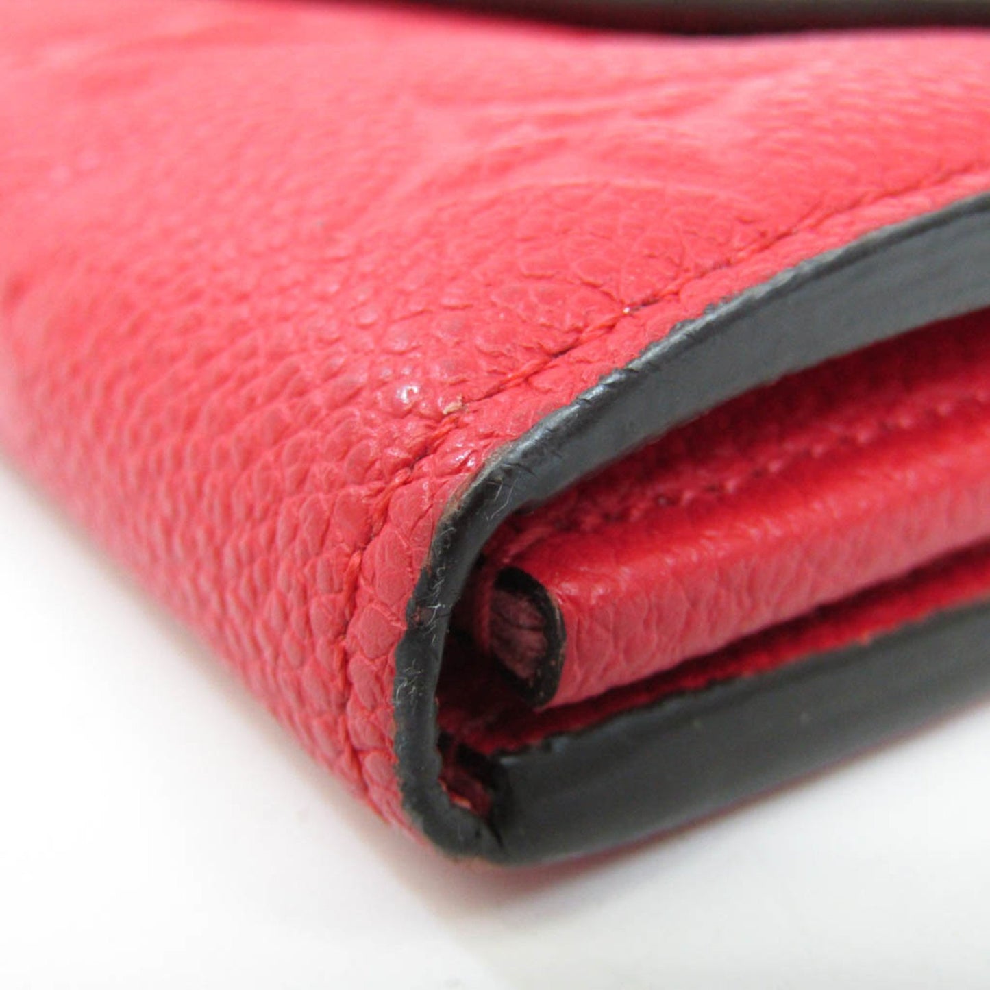 Louis Vuitton Red Leather Portefeuille Sarah