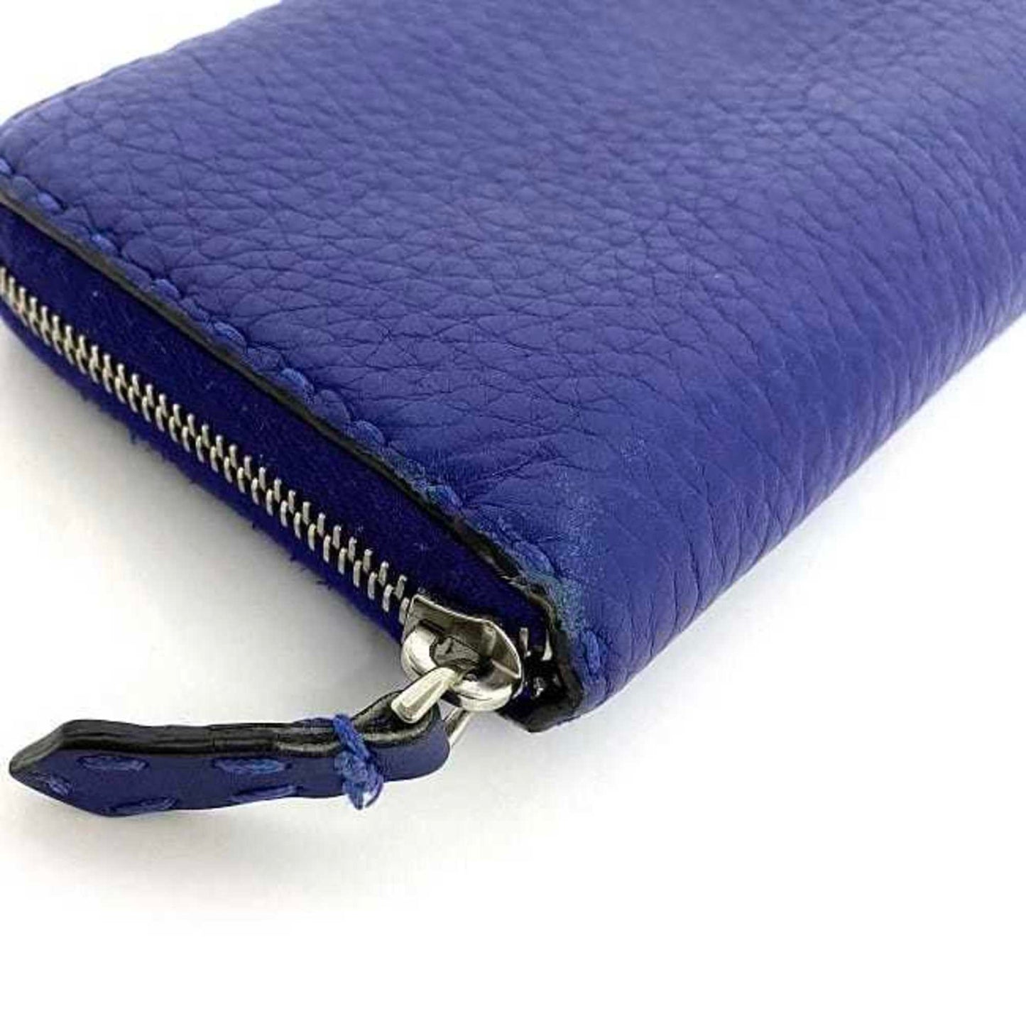 Fendi Purple Leather Selleria