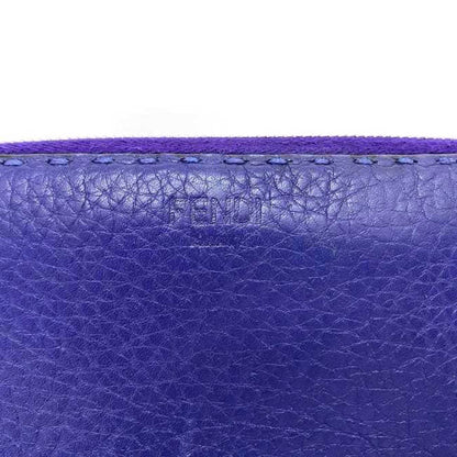 Fendi Purple Leather Selleria