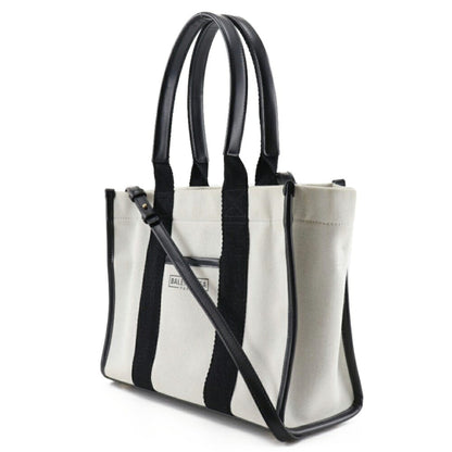 Balenciaga White Canvas Hardware