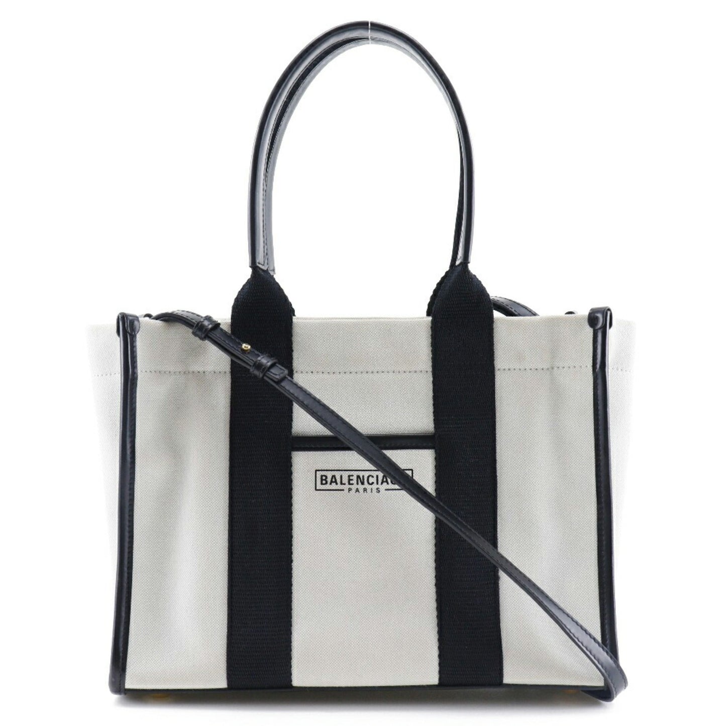 Balenciaga White Canvas Hardware