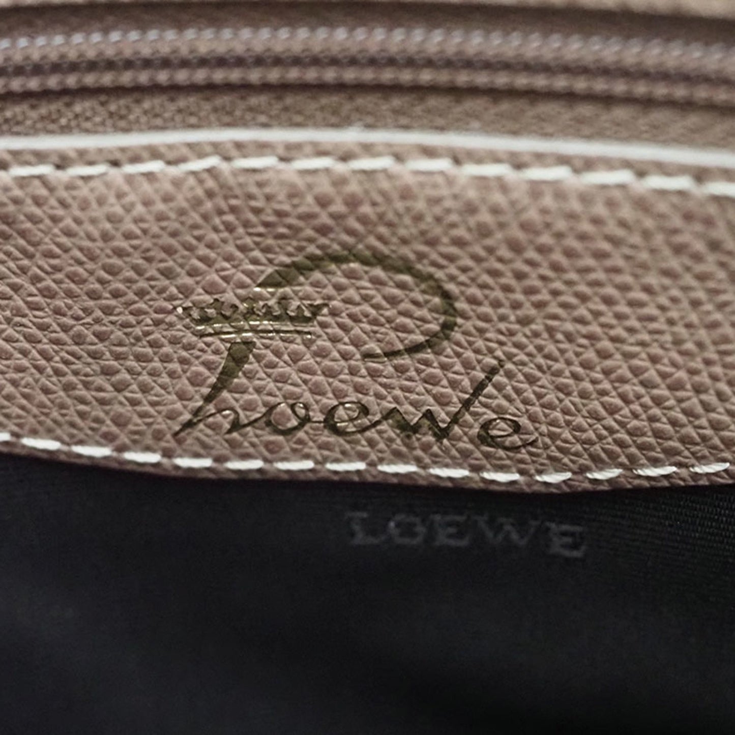 Loewe Brown Canvas Tote