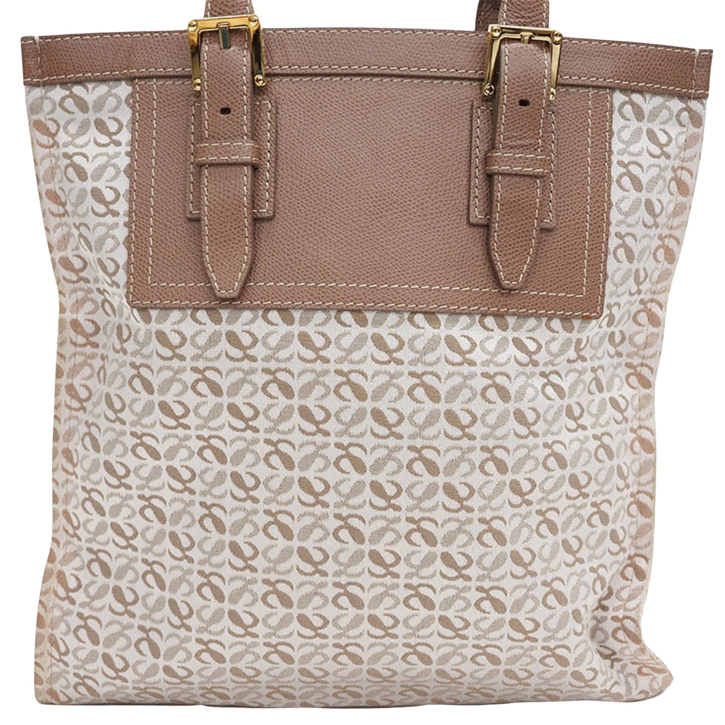 Loewe Brown Canvas Tote