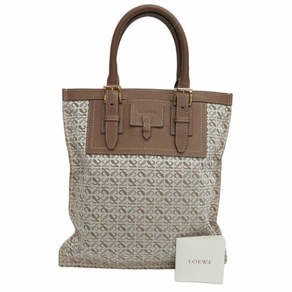 Loewe Brown Canvas Tote