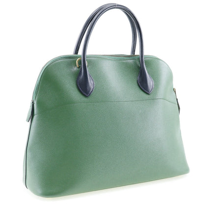 Hermès Green Leather Bolide