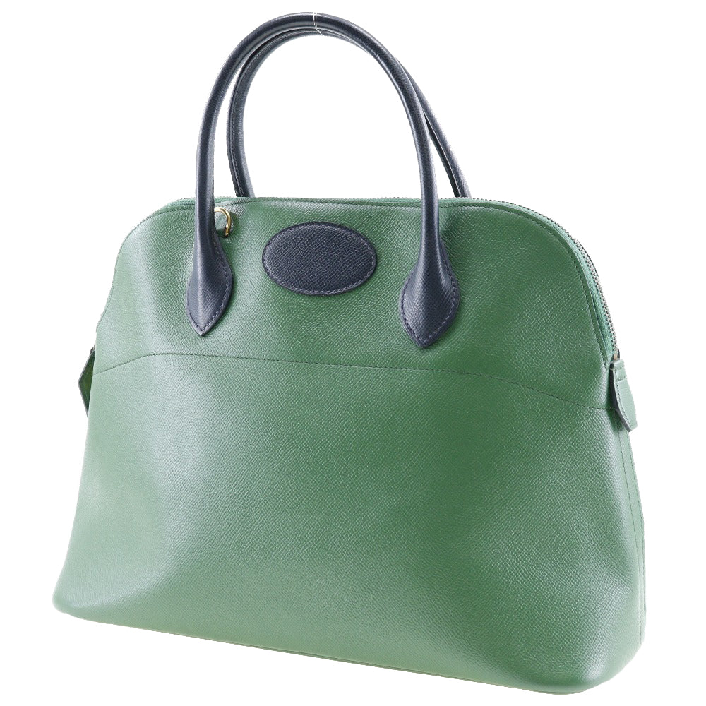 Hermès Green Leather Bolide