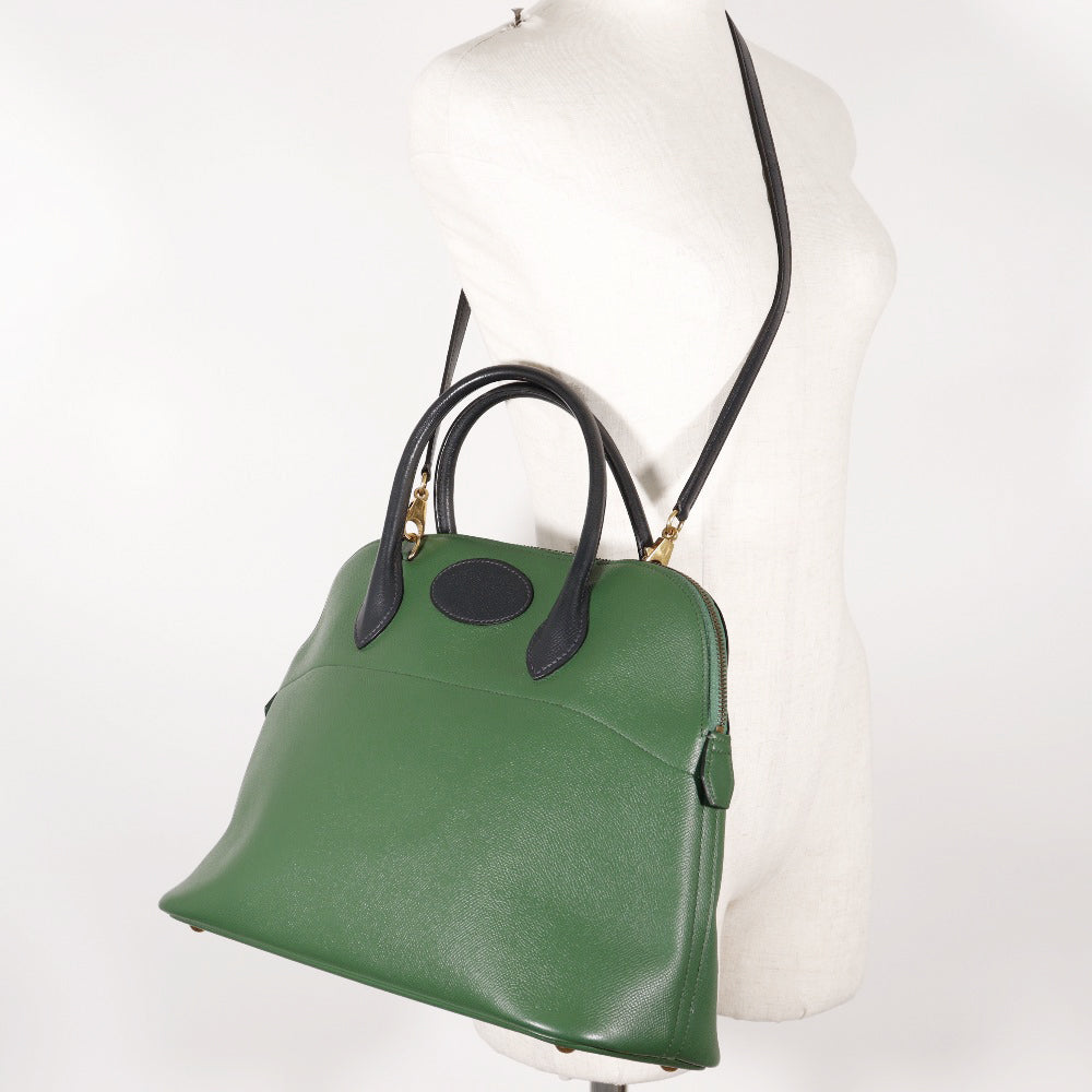 Hermès Green Leather Bolide