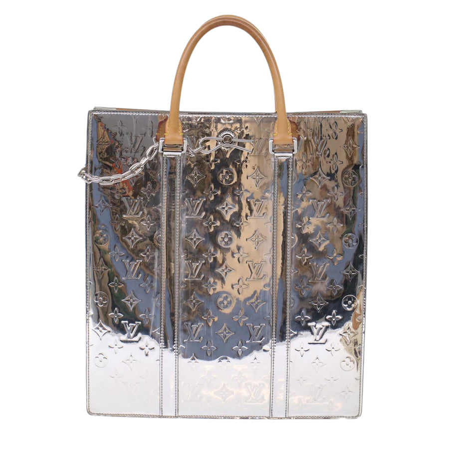 Louis Vuitton Silver Canvas Sac Plat