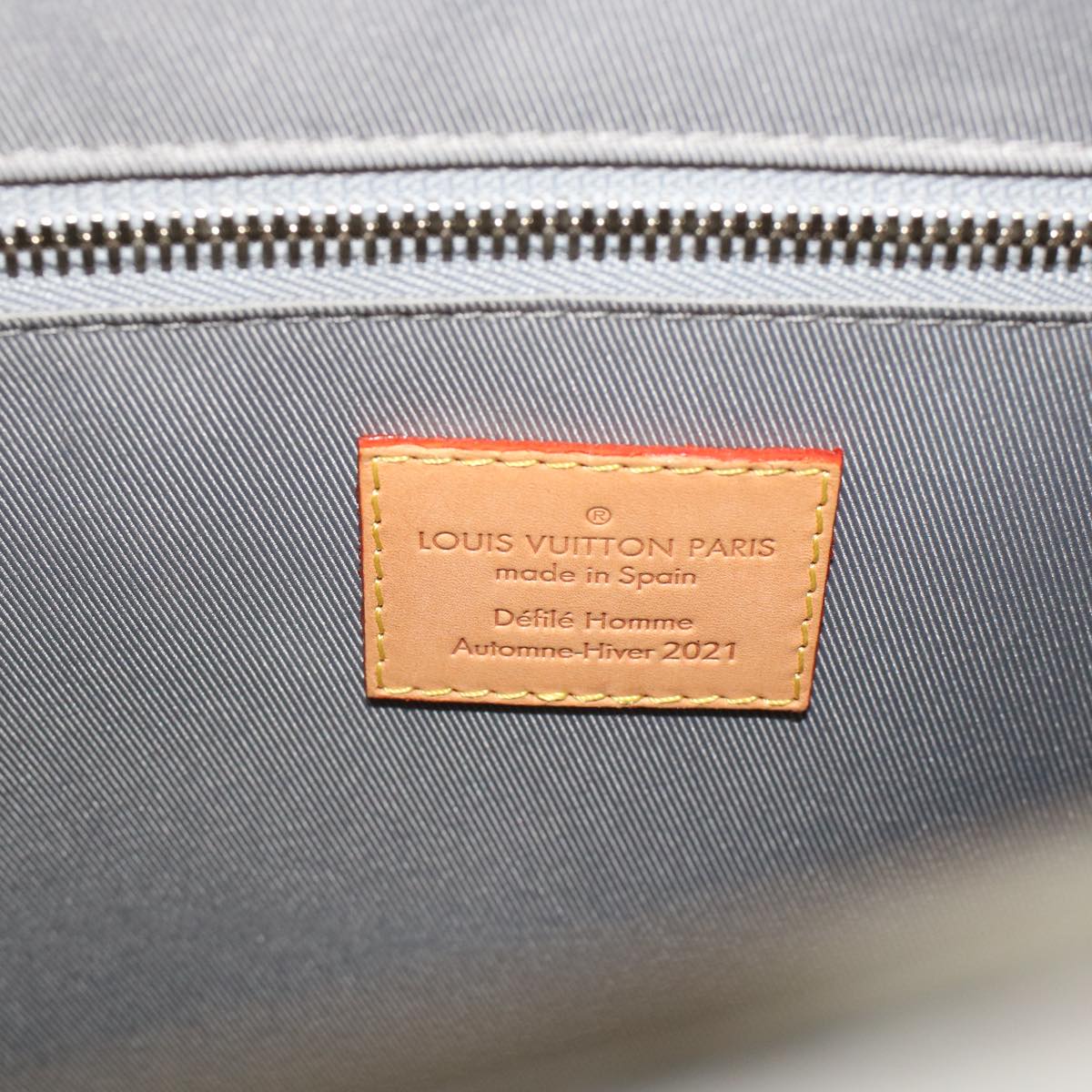 Louis Vuitton Silver Canvas Sac Plat