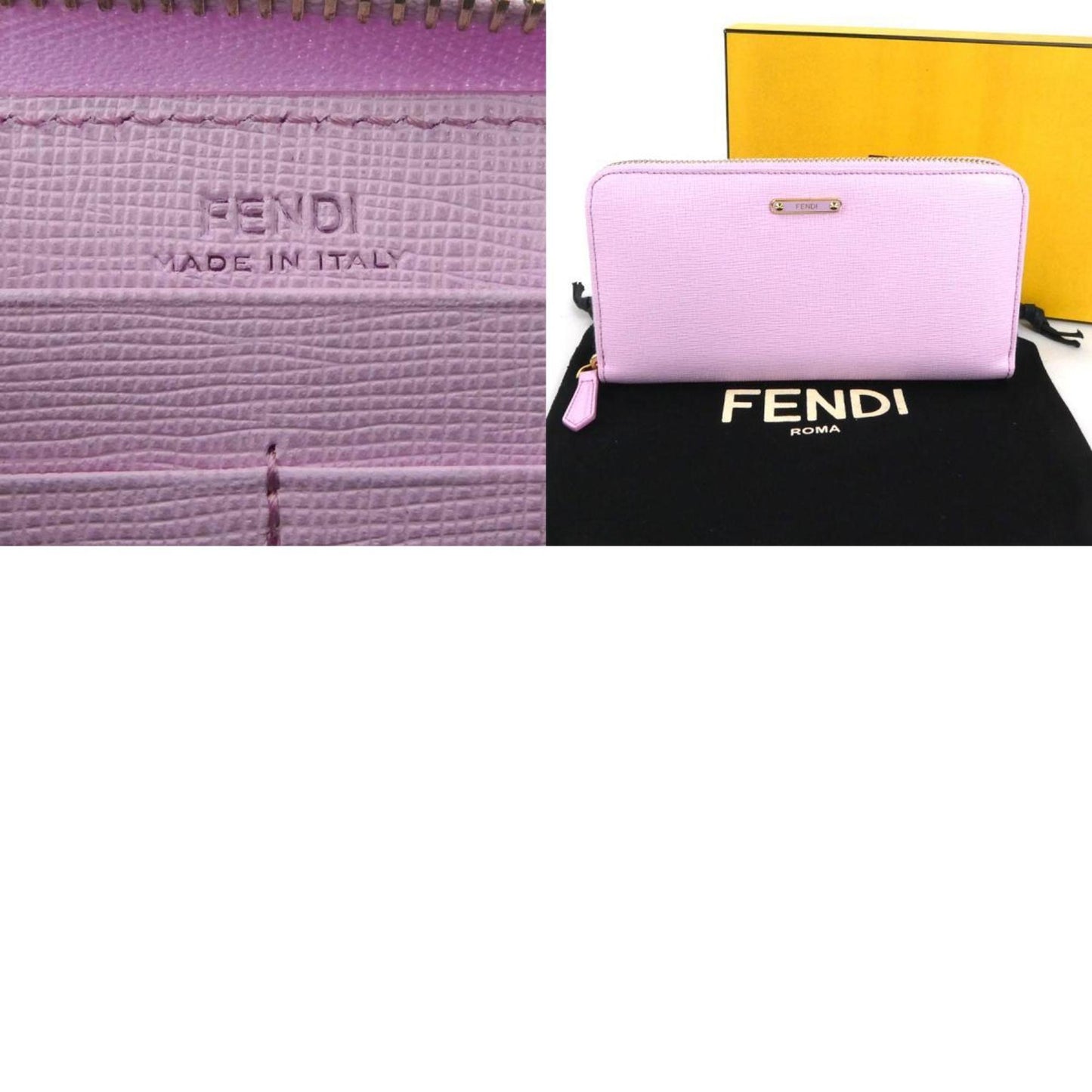 Fendi Pink Leather --