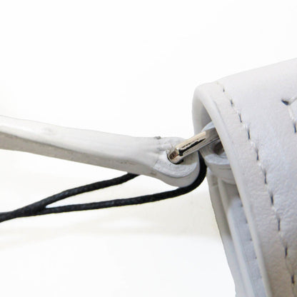 Burberry White Leather Olympia