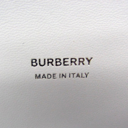 Burberry White Leather Olympia