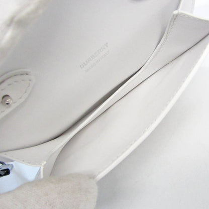 Burberry White Leather Olympia