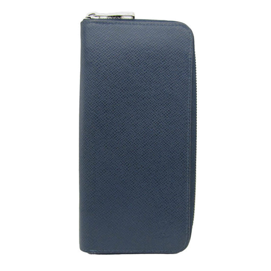 Louis Vuitton Blue Leather Zippy Wallet Vertical