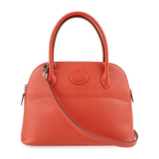 Hermès Orange Leather Bolide