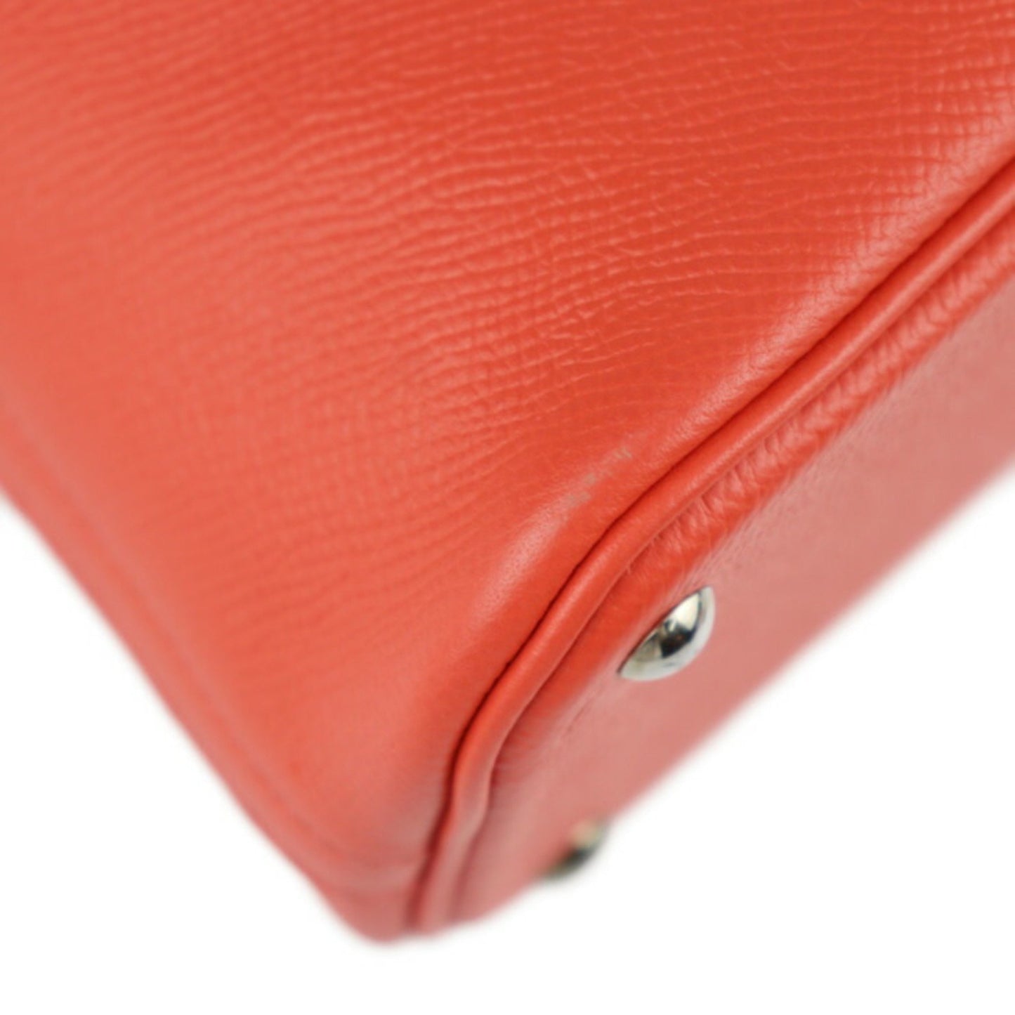 Hermès Orange Leather Bolide