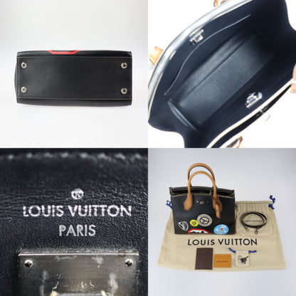 Louis Vuitton Black Leather Steamer