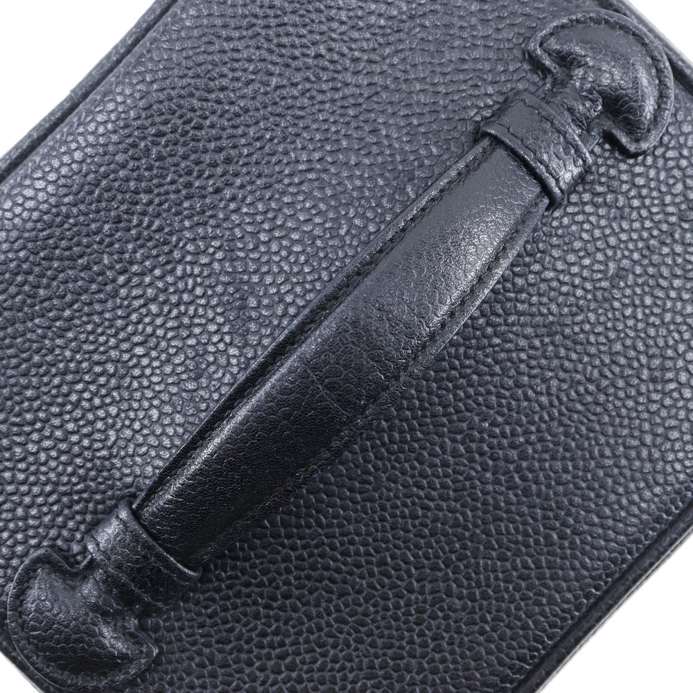Chanel Black Leather Vanity