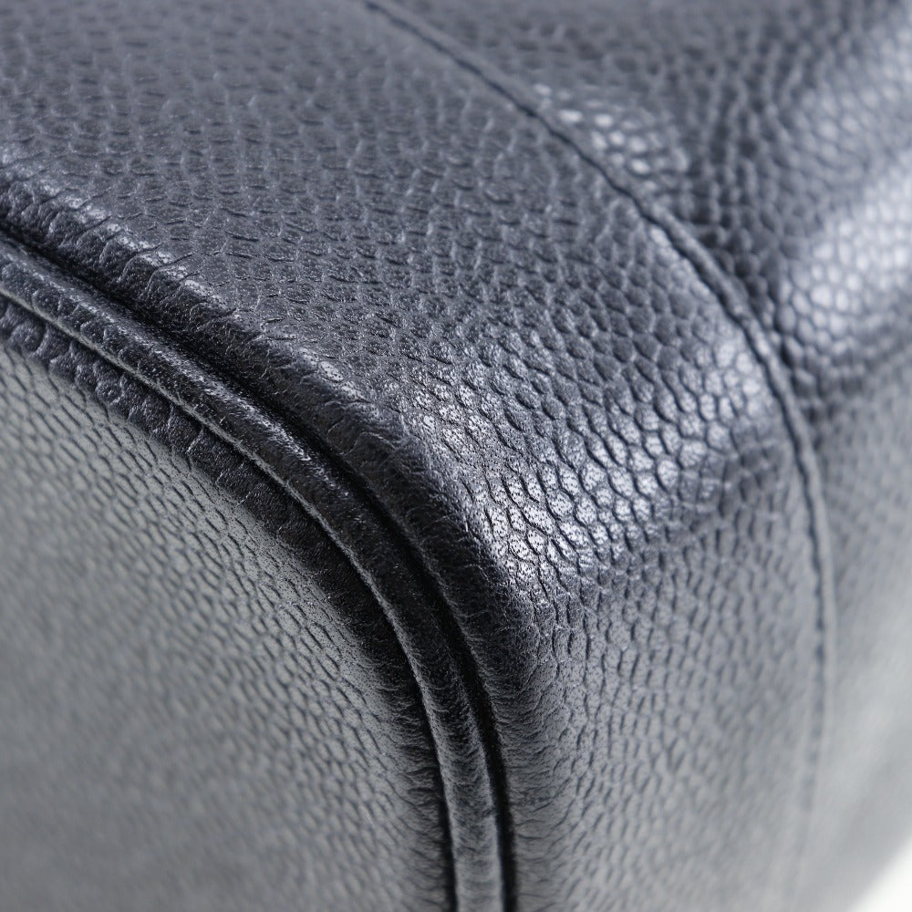 Chanel Black Leather Vanity