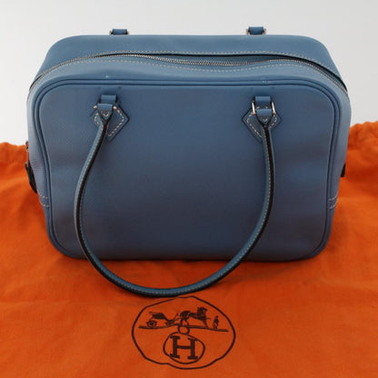 Hermès Blue Leather Plume