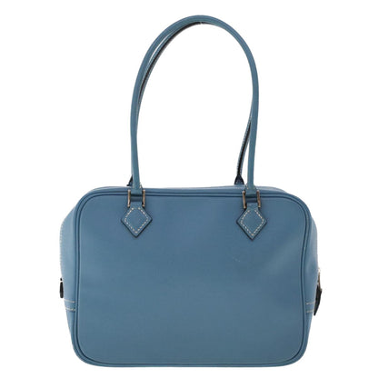 Hermès Blue Leather Plume