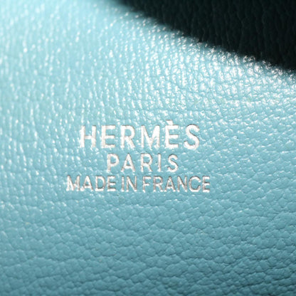 Hermès Blue Leather Plume