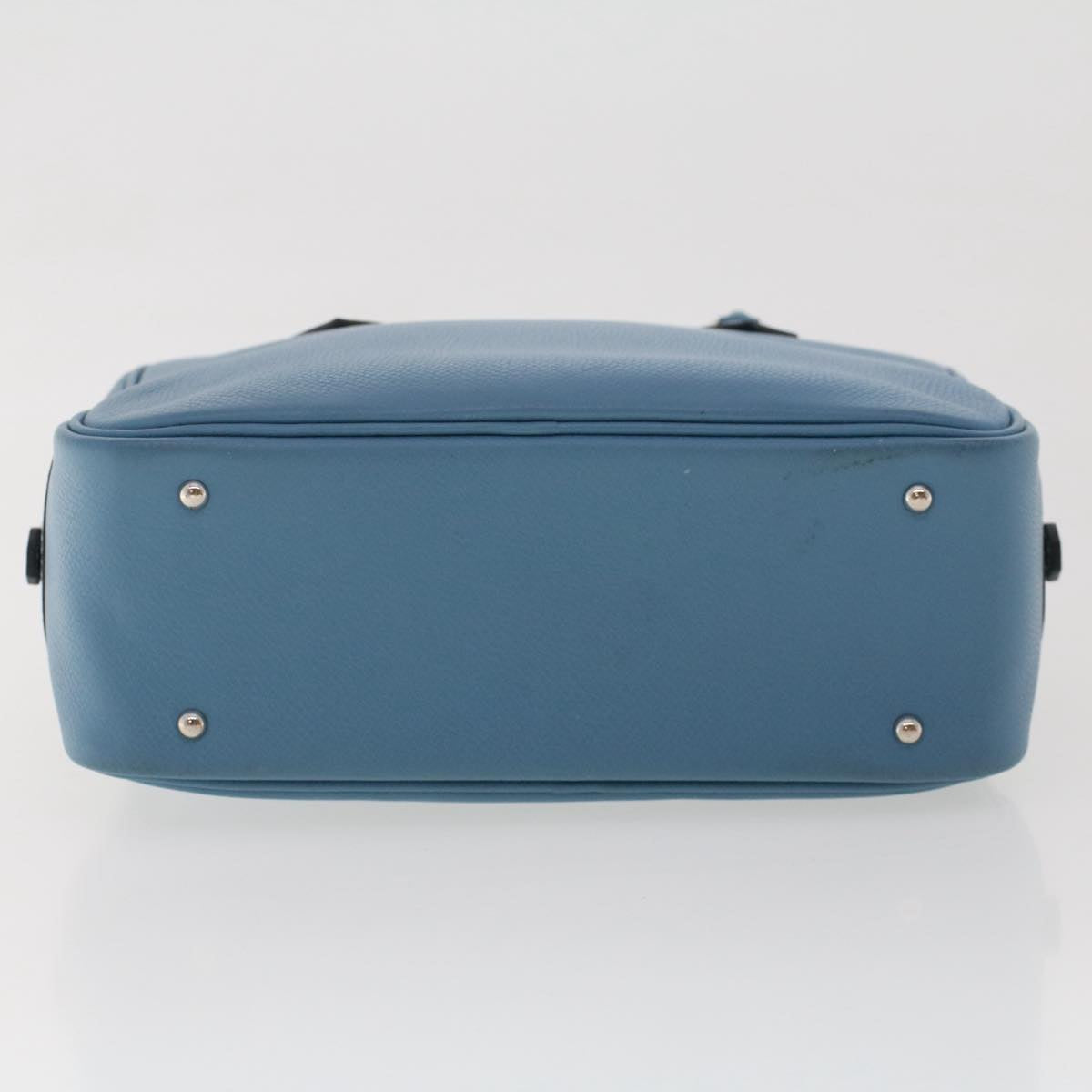 Hermès Blue Leather Plume