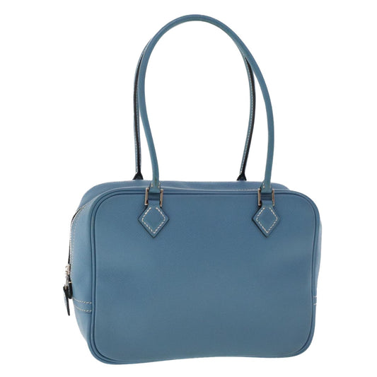 Hermès Blue Leather Plume