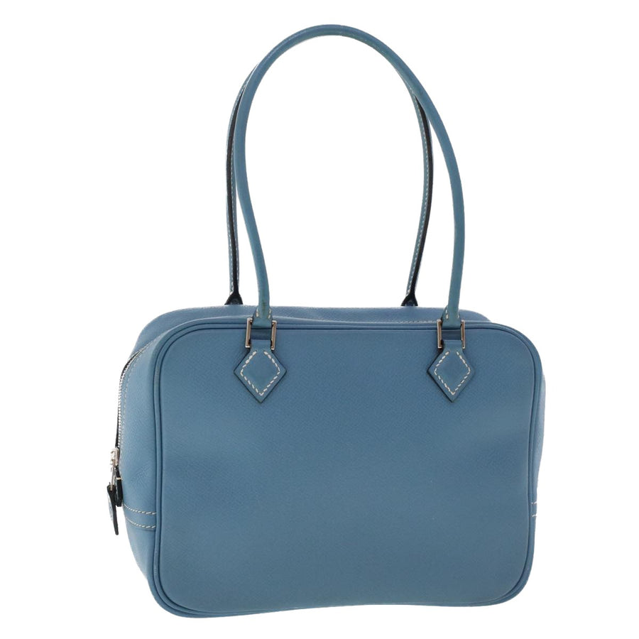 Hermès Blue Leather Plume