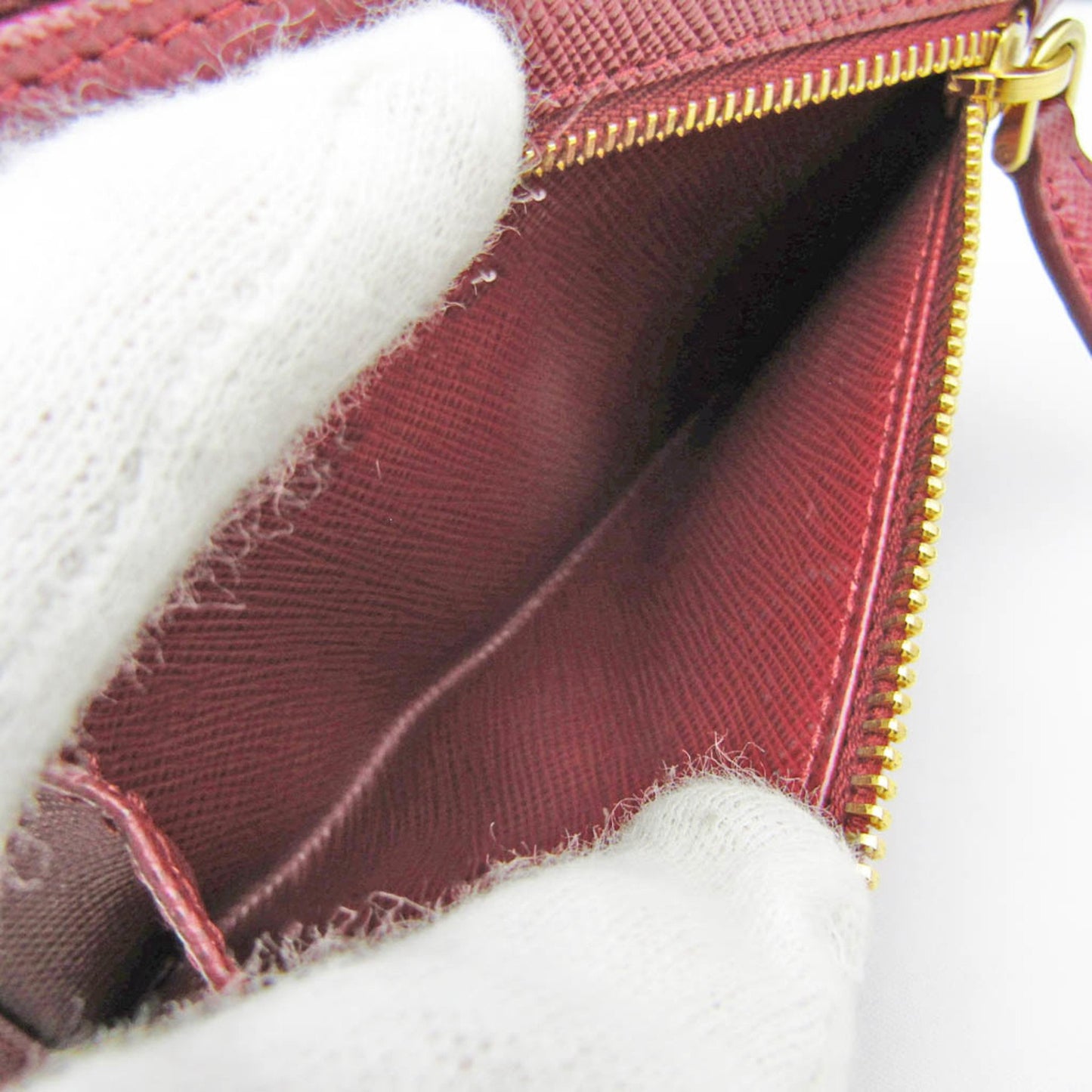 Prada Red Leather Saffiano