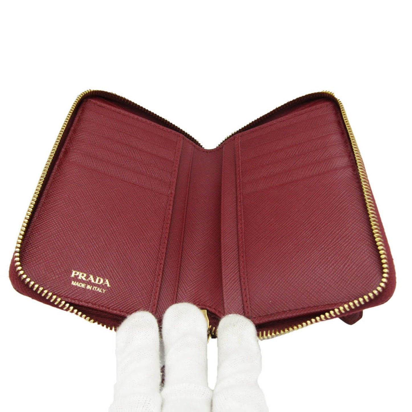 Prada Red Leather Saffiano