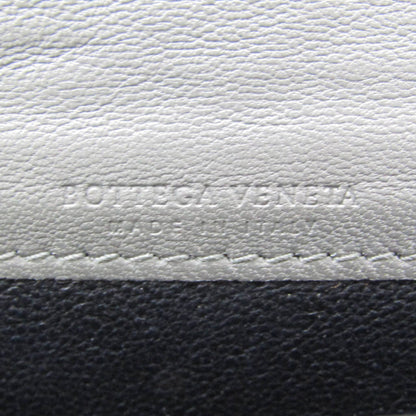Bottega Veneta Gray Leather Intrecciato