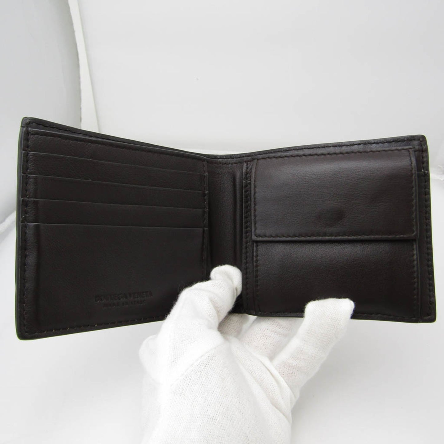 Bottega Veneta Brown Leather Intrecciato
