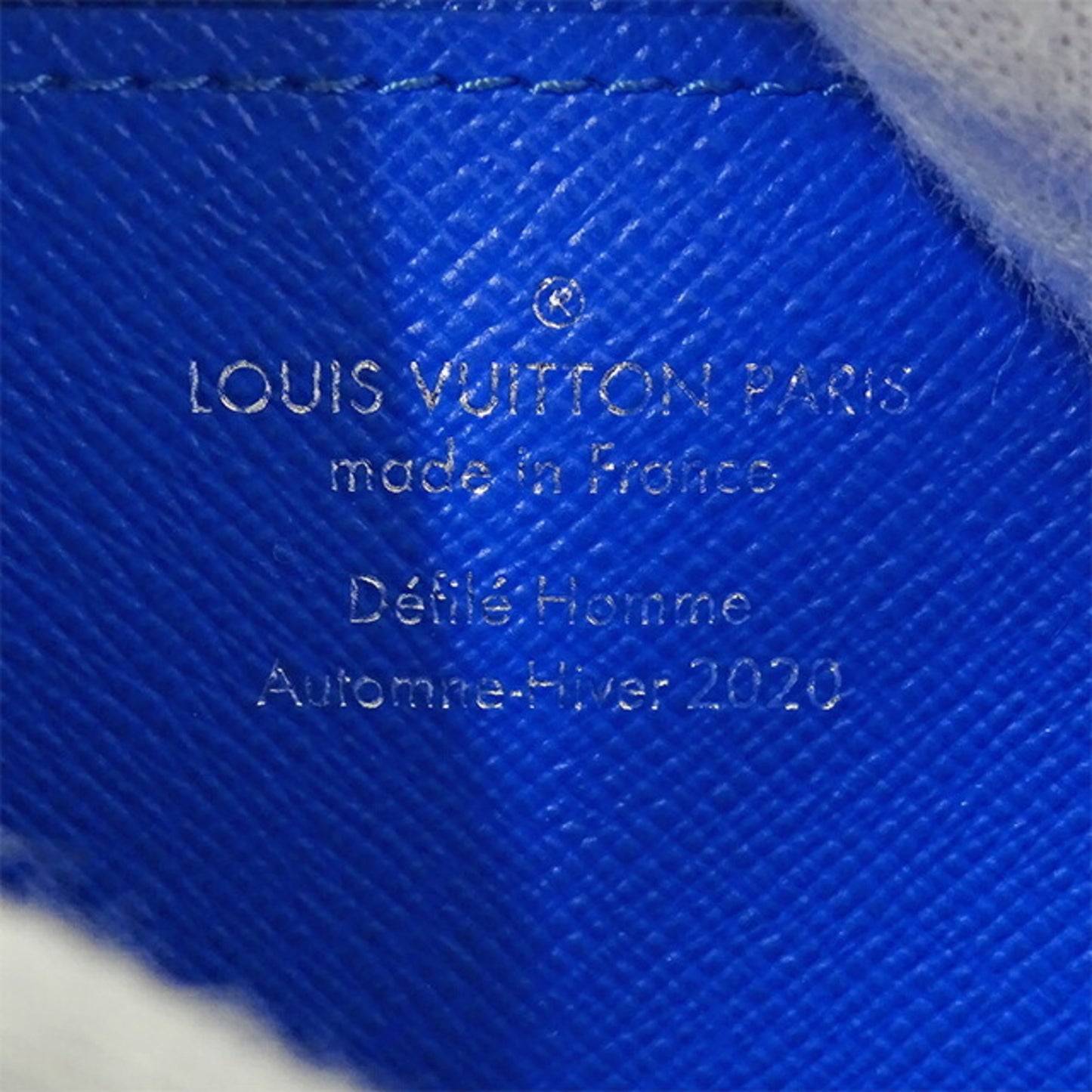 Louis Vuitton Blue Canvas Portefeuille