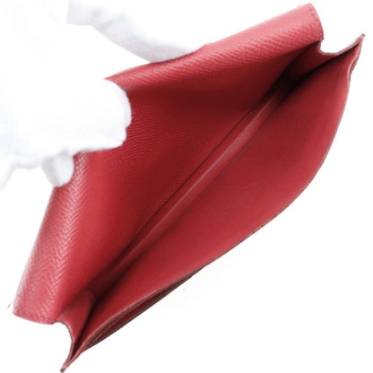 Hermès Red Leather Béarn