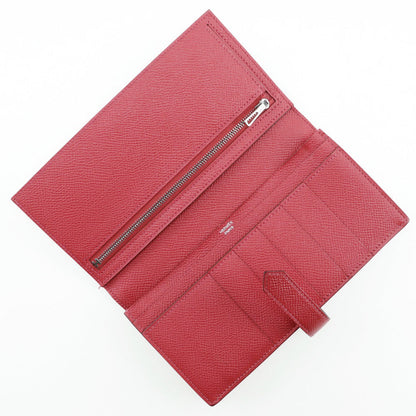 Hermès Red Leather Béarn