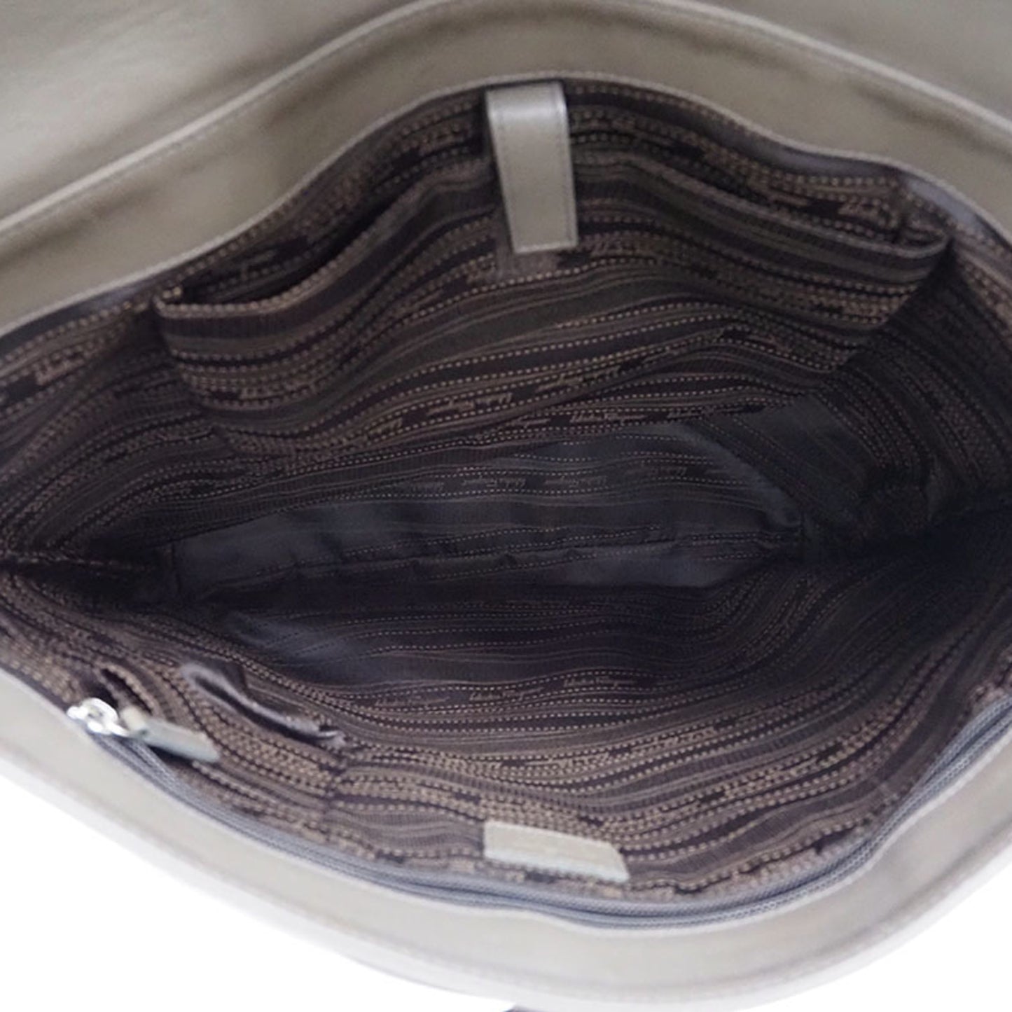 Salvatore Ferragamo Gray Leather Tote