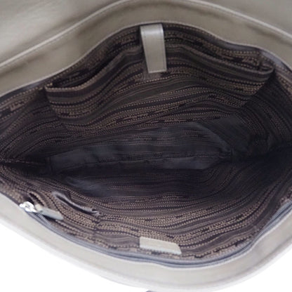 Salvatore Ferragamo Gray Leather Tote