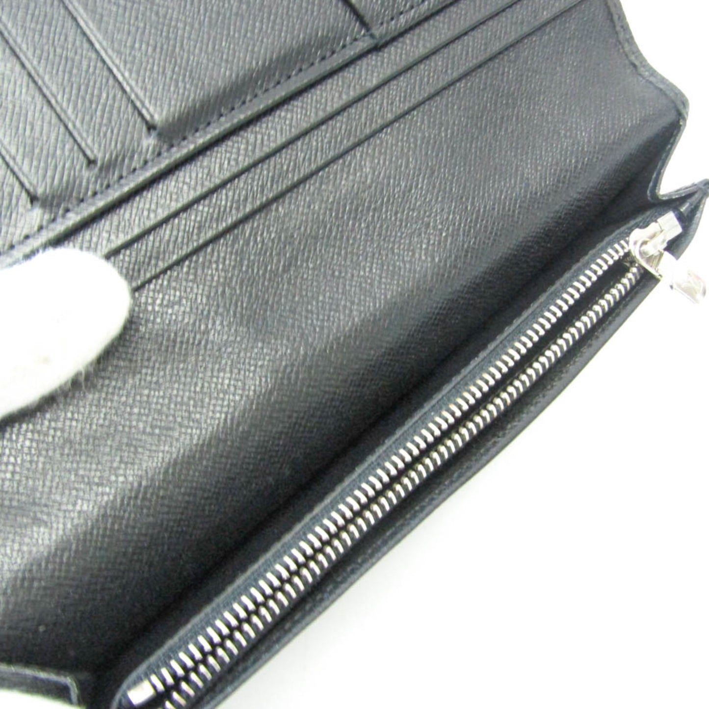 Louis Vuitton Black Leather Brazza