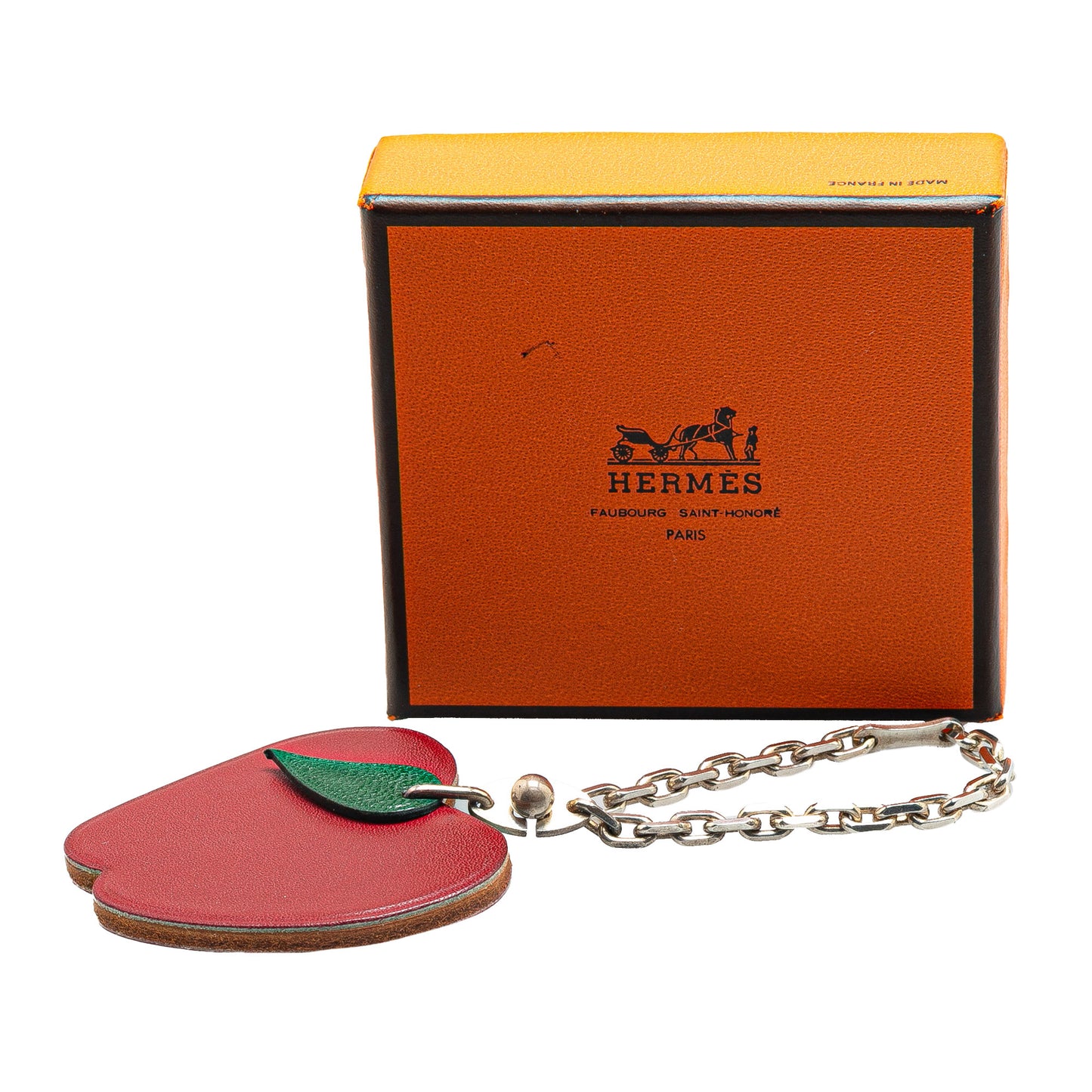 Hermès Leather Apple Bag Charm