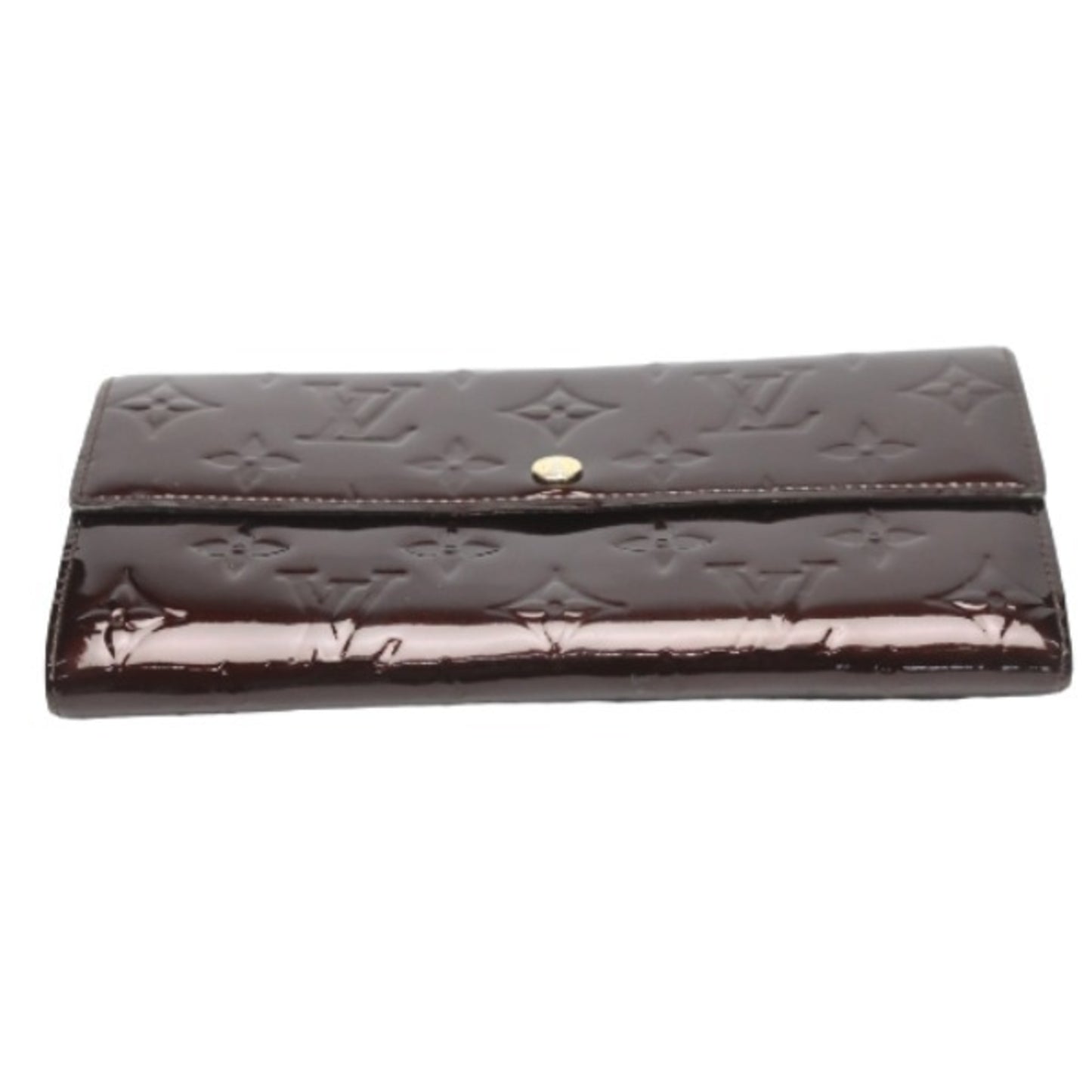 Louis Vuitton Red Patent Leather Portefeuille Sarah