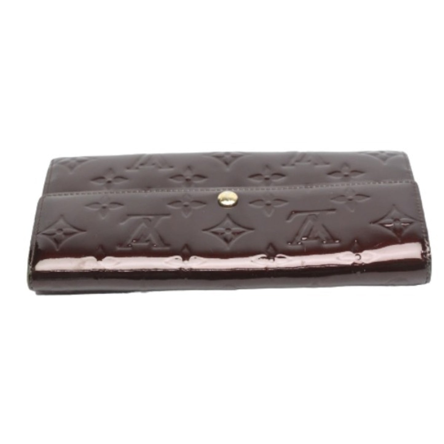 Louis Vuitton Red Patent Leather Portefeuille Sarah
