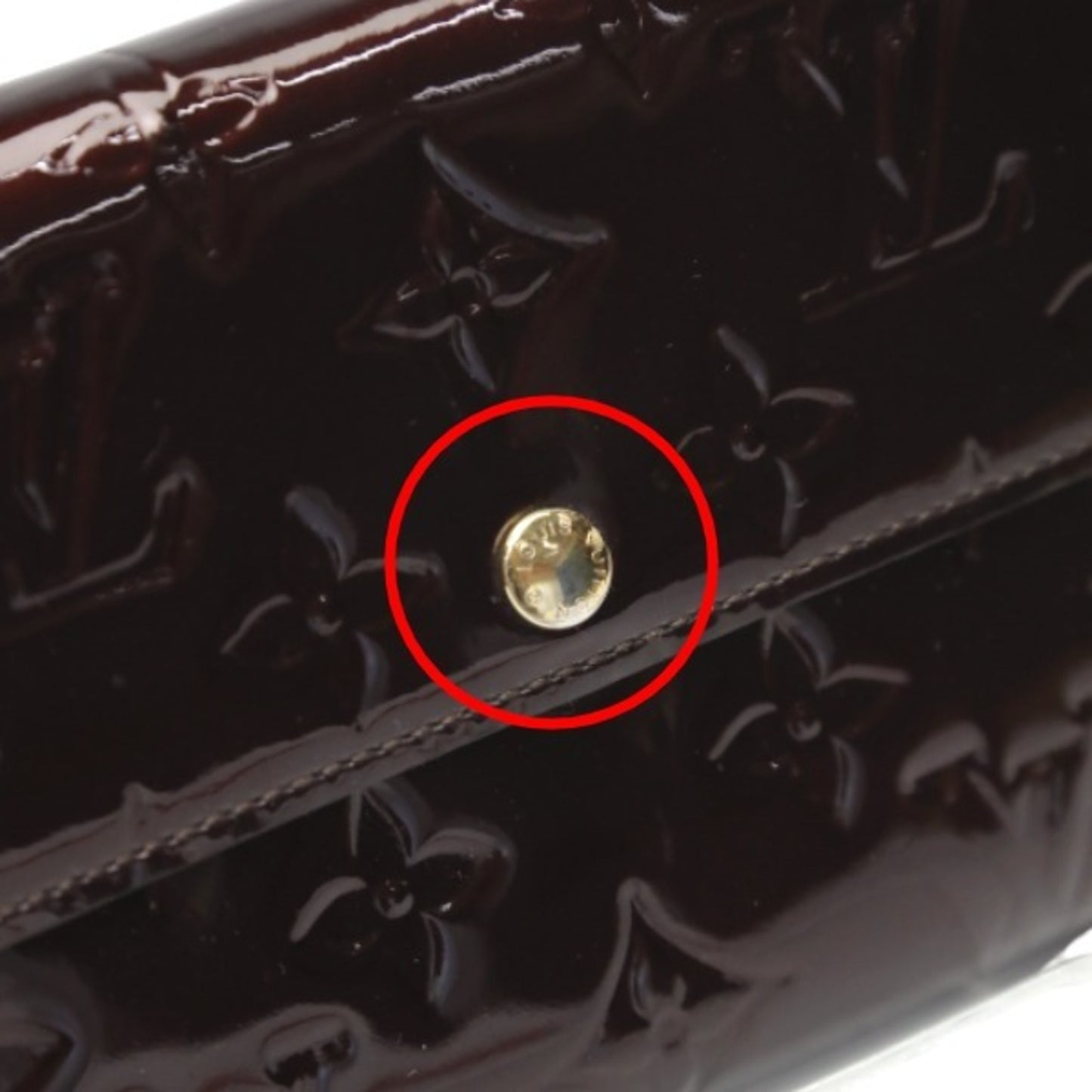 Louis Vuitton Red Patent Leather Portefeuille Sarah