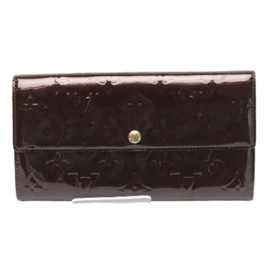 Louis Vuitton Red Patent Leather Portefeuille Sarah